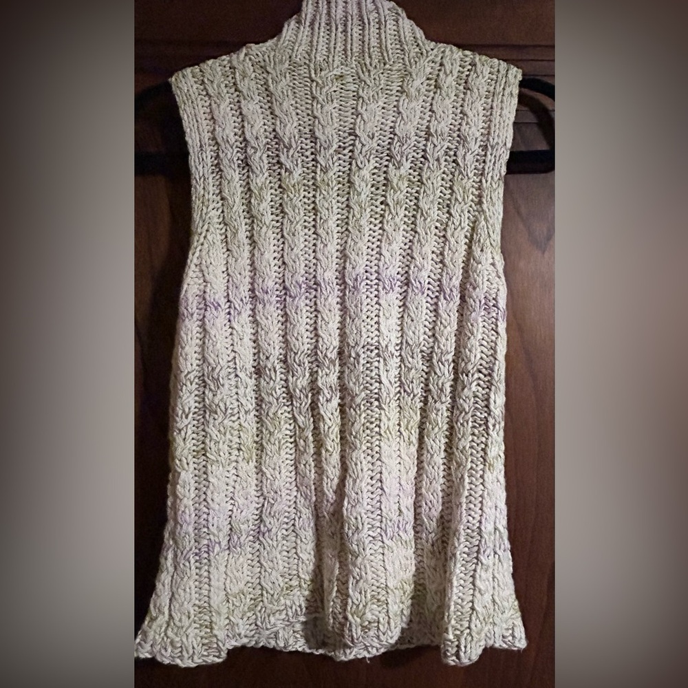 Elegant Cream Knit Wrap